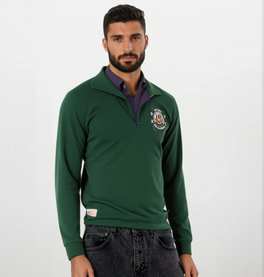 MEN'S POLO SHIRT M/L 427091 Tellini S.r.l. Wholesale Clothing